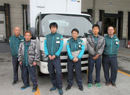 配送ドライバー集合